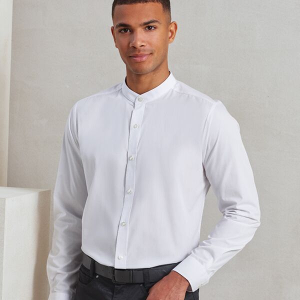 Premier Long Sleeve Grandad Shirt Thumbnail