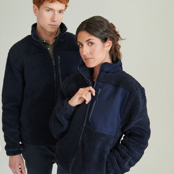 Front Row Recycled Sherpa Fleece Jacket Thumbnail