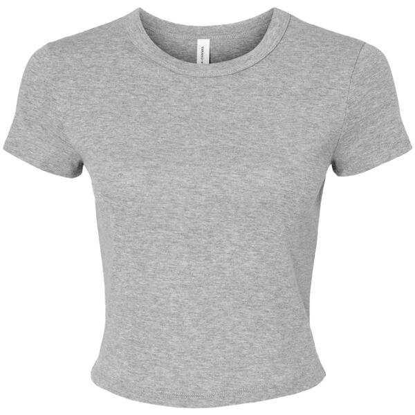 Bella Ladies Micro Rib Baby T-Shirt Thumbnail
