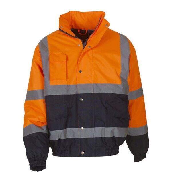 HI VIS 2 TONE BOMBER JACKET Thumbnail