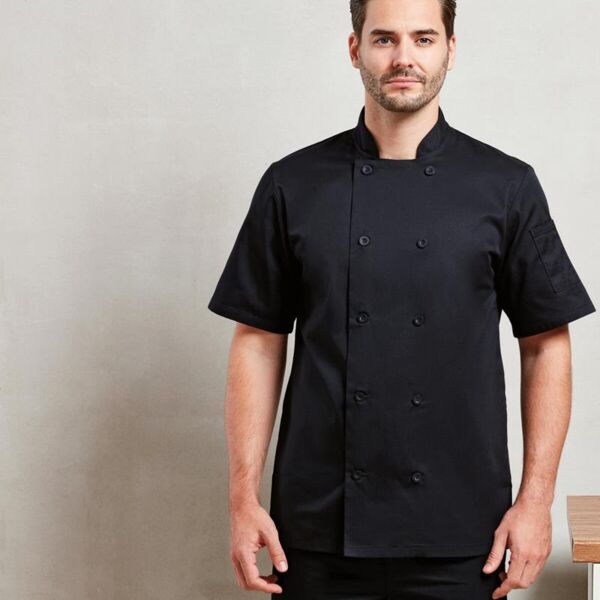 SHORT SLEEVE CHEFS JACKET Thumbnail
