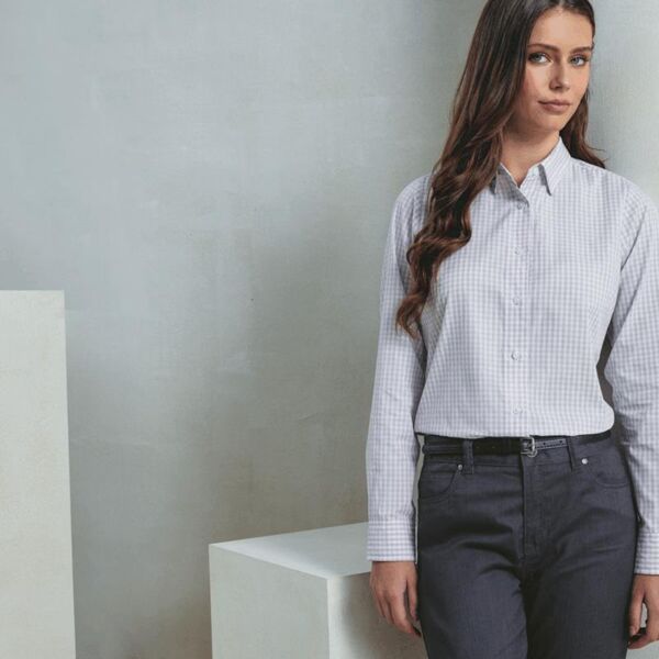 MAXTON CHECK WOMENS L/S SHIRT Thumbnail