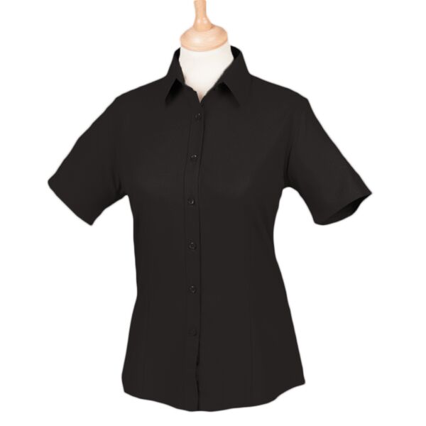 Henbury Ladies Short Sleeve Wicking Shirt Thumbnail