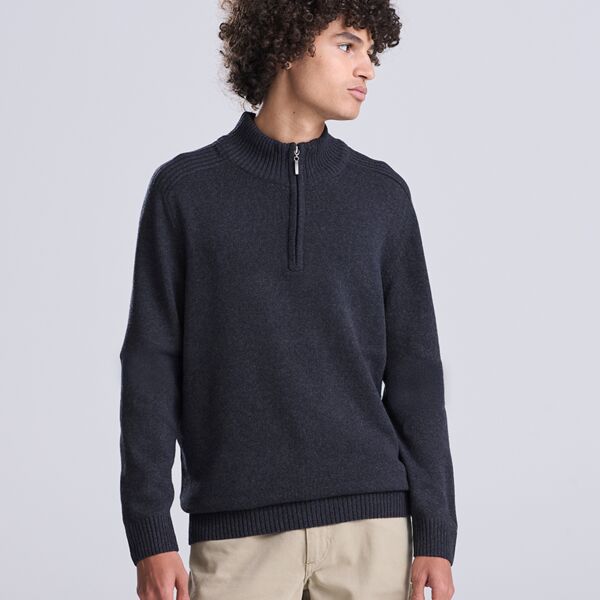 Ecologie Unisex Wakhan Zip Neck Sustainable Sweater Thumbnail