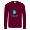 AWDis Academy Senior Raglan Sweatshirt Thumbnail